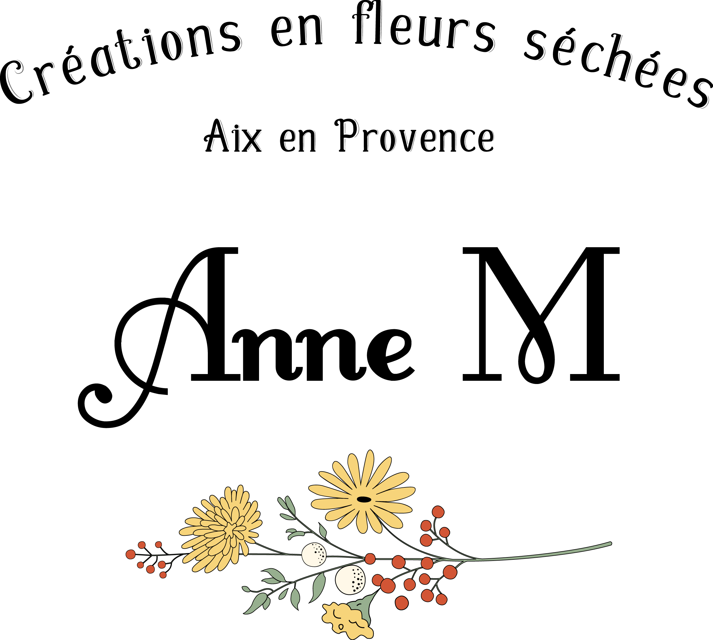 boutique décoration intérieure en fleurs séchées