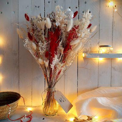 Bouquet de fleurs séchées Ruscus