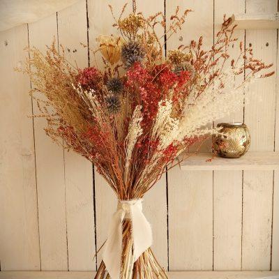 Bouquet de fleurs séchées Chardon
