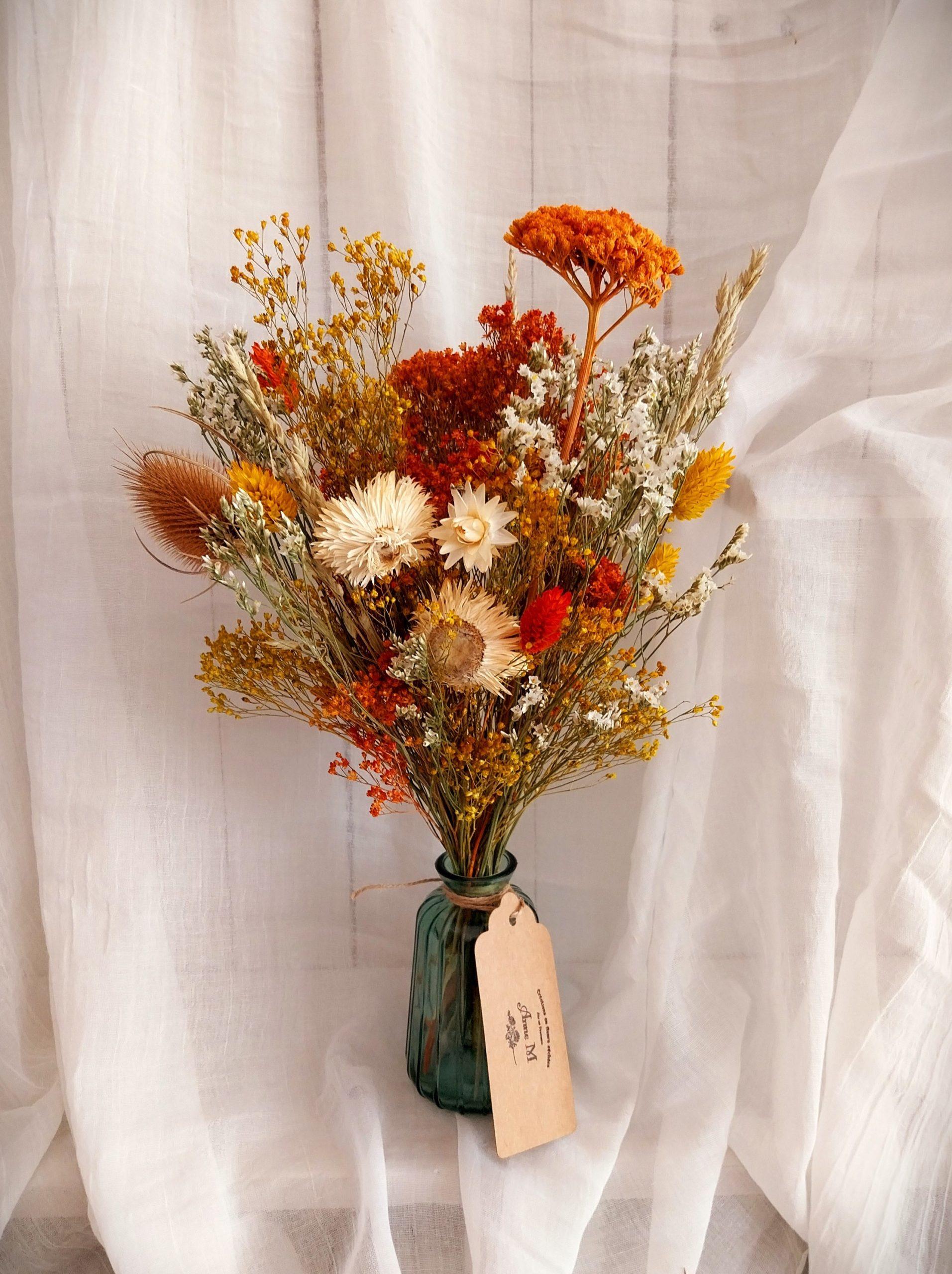 Bouquet de fleurs séchées
